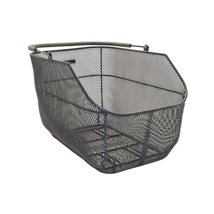 Pletscher Korb Deluxe XXL auf Gepäckträger mit 3-Punkte-Adapter schwarz main product photo